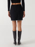 LC Waikiki Women's Zippered Shiny Stone Printed Skirt